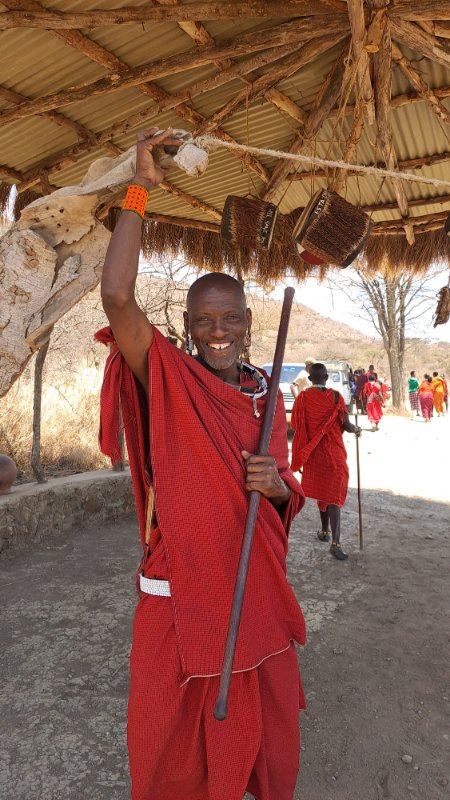 Tanzanija, Masai dobrodošlica